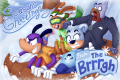 Front cover of the "Greetings from The Brrrgh!" postcard from ToonFest Columbus.