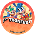 1st ToonFest celebratory button from ToonFest Orlando.