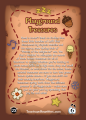 Front cover of the trading card for treasures.