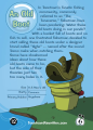 Back cover of the trading card for an old boot.