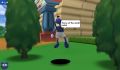 A Toon teleporting from Chip 'n Dale's MiniGolf by performing the Resistance Salute animation.