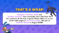 TV graphic regarding the end of ToonFest Columbus.