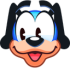 Discord emoji of Flippy with eyes open.