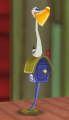A mailbox in Donald's Dock.