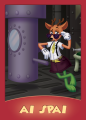 Front cover of the trading card for Ai Spai.