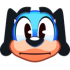 Discord emoji of Flippy being neutral.