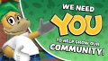 Recruitment ad for the Community Engagement department.