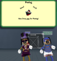 A Toon maxing their Drop track and earning Toontanic.