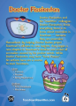 Back cover of the trading card for Doctor Fissionton.