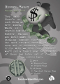Back cover of the trading card for Robber Baron.