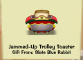 The Jammed-Up Trolley Toaster in a Toon's mailbox.