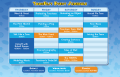 Event schedule in the bifold from ToonFest at ReplayFX 2019.